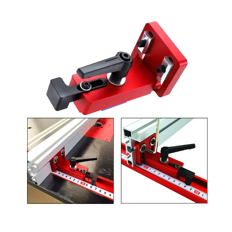 

35/45 T-Slot Track Stop Sliding Miter Gauge Connector Retainer Chute Locators