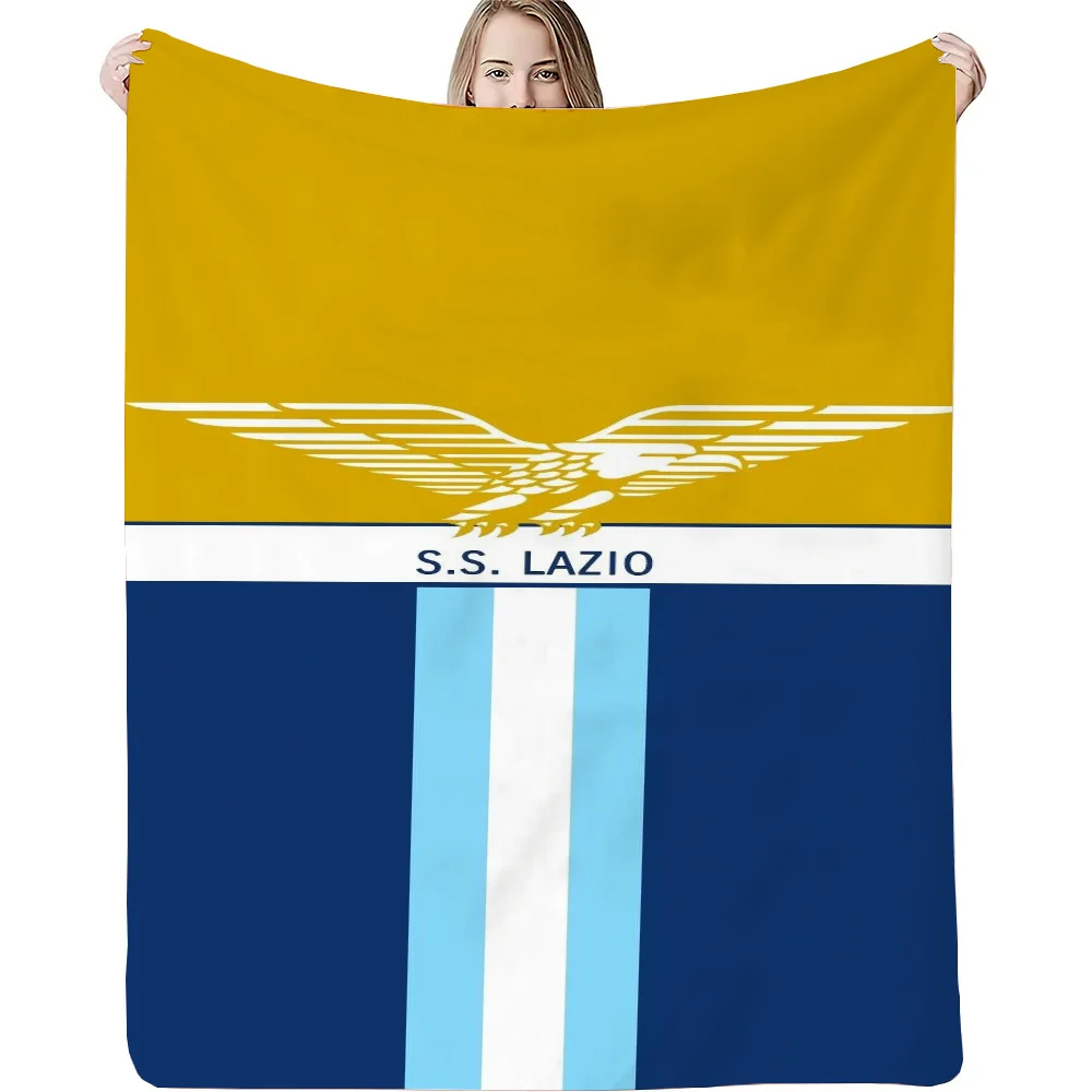 Nap Blanket Bed Lazio Logo Thermal Blankets for Bed Designer Throw Blanket for Sofa Luxury Home and Decoration Blankets & Throws 4