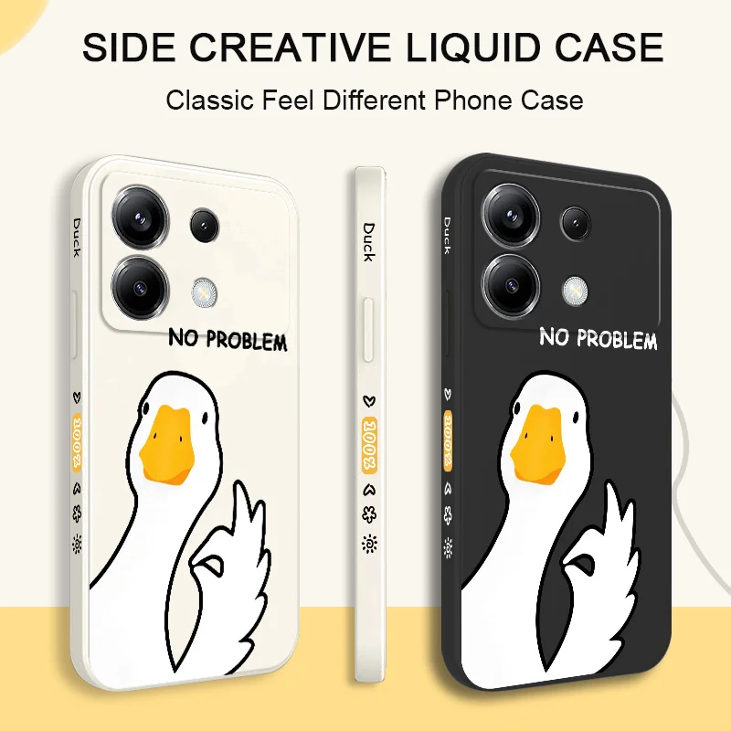 Cheerful Duck Silicone Phone Case Cover