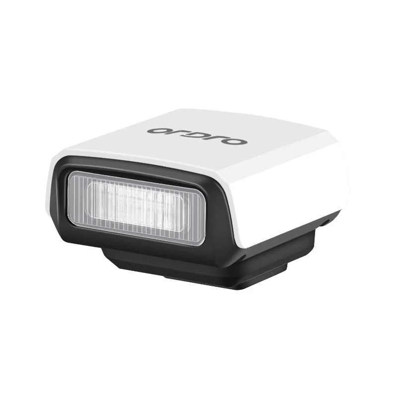On Camera Flash Mini Rechargeable GN8 on Camera Flash Light Speedlite 3-Step Adjustable for Fuji/Sony/Nikon/Canon Digital Film DSLR Cameras