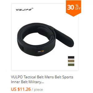 VULPO Ronin Style 2 Inch Tactical Belt Quick Release Metal Buckle Belt Hunting Double Layer Molle Belt Combat Mens Belt