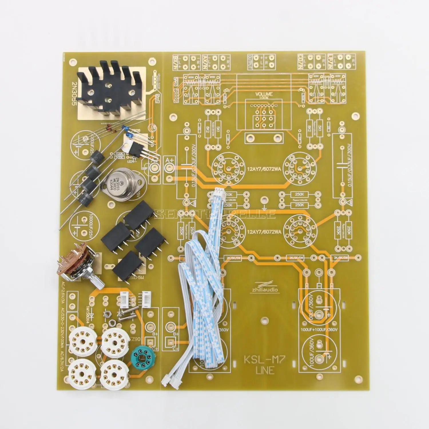 Basierend auf Kondo KSL-M7 Line HiFi DIY 12AY7 Vakuumröhre Audio Sound Vorverstärker Board Kit – Detail 14