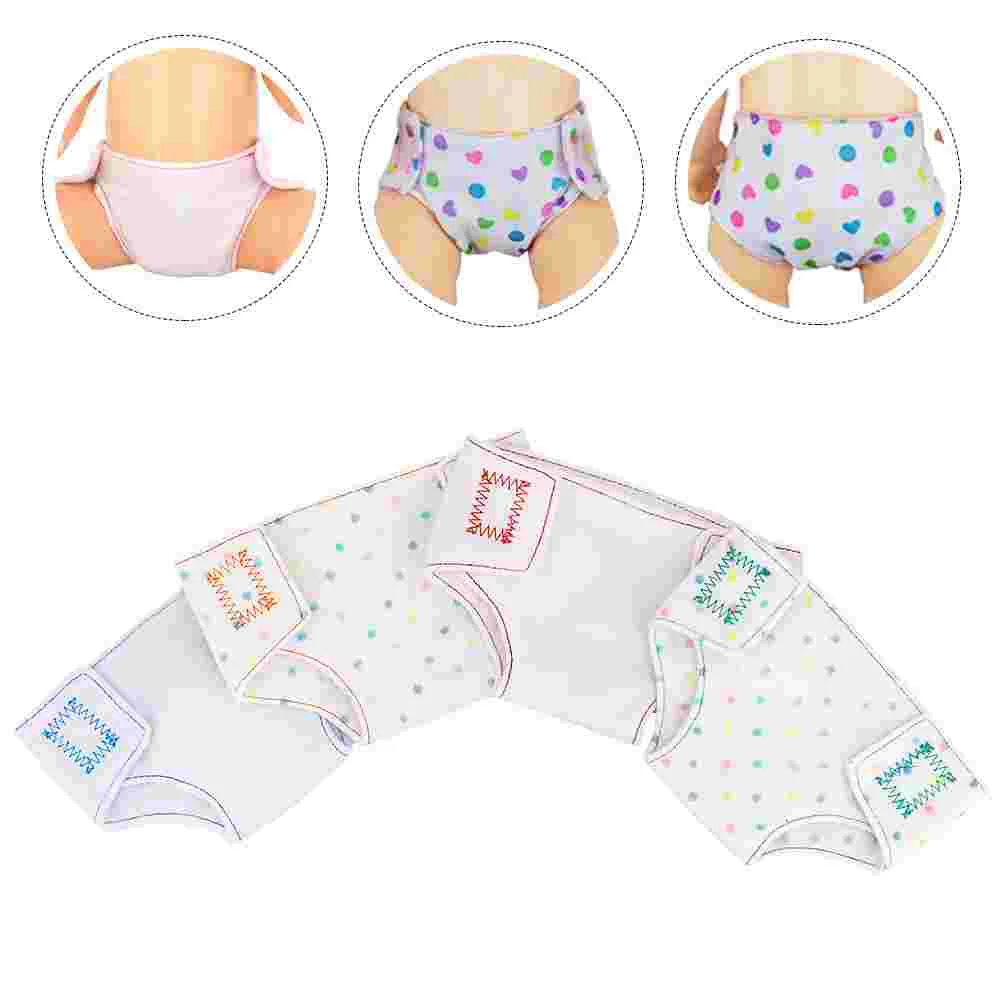 

4 Pcs Clothes for Dolls Nappies Diapers Accessories Baby Para Mujer Reborn Infant