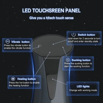 Automatic Vacuum Sucking Male Masturbators Real Blowjob Masturbations Cup Voice Vibration Heating Adult Sex Toys For Men Machine 6