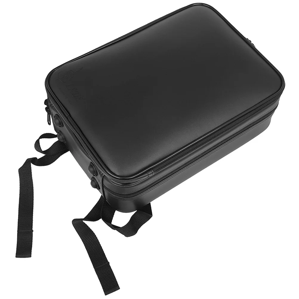 

Рюкзак для кларнета, черный квадратный футляр с молнией, портативный футляр для хранения инструментов, квадратный футляр для кларнета