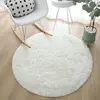 Thickened Plush Rugs Round Carpet For Living Room Sofa Foot Pad 2023 Fluffy Soft Kids Bedroom Cushion Balcony Hanging Basket Mat 3