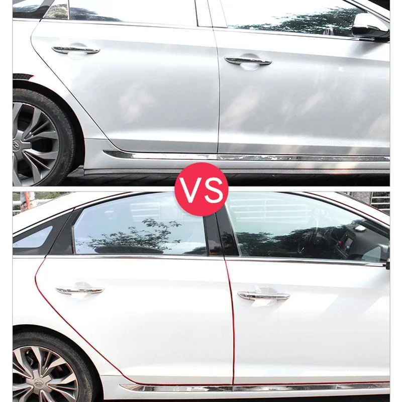 Universal 5 M Creative Modification Automobile Door Body Anti-collision Strip Safety Protection Decorative Rubber Strip Parts