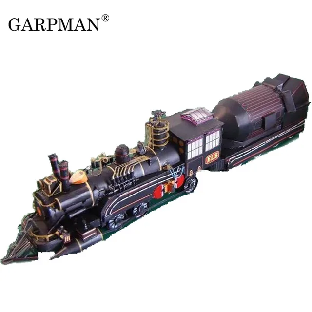 The Doctor's Train Paper Model In The Movie Back To The Future Papercraft Handmade Toy 1