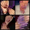 44PCS Gun Nail Charms Nail Art Rhinestone Alloy Gun Dollar Sign Star Nail Luxury Decoration for Acrylic Nails Accessories 3