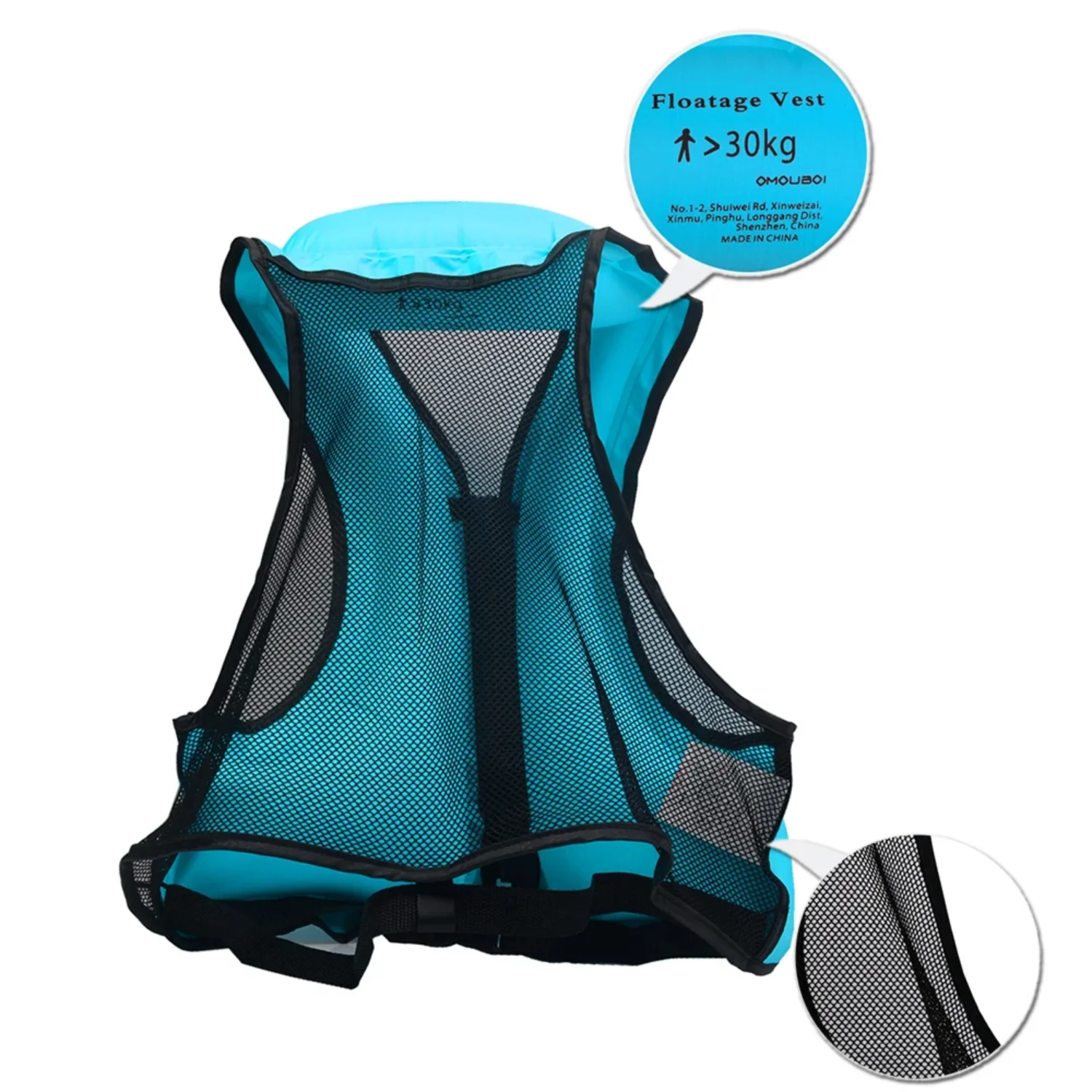 Adult Inflatable Swimming Life Vest Life Jacket Snorkeling Floating Surfing Water Safety Sports Saving Jackets Water Sports