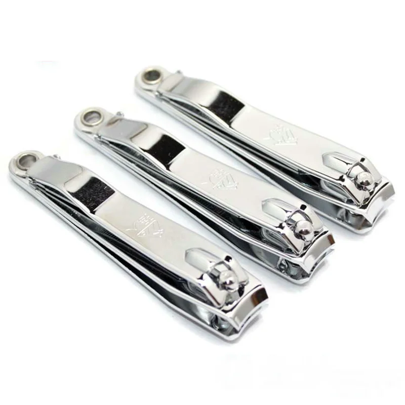 Nail Clippers Stainless Steel Sharp Nail Cutter Curved Edge Adult Men Women Swing Out Cleaner/File