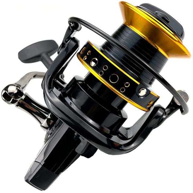 Trolling Fishing Reels 4.7:1 Spinning Reel Saltwater Full Metal Max Drag  20kg/44LB Fishing Reel Pesca Fishing Machine 12000 9000 - AliExpress