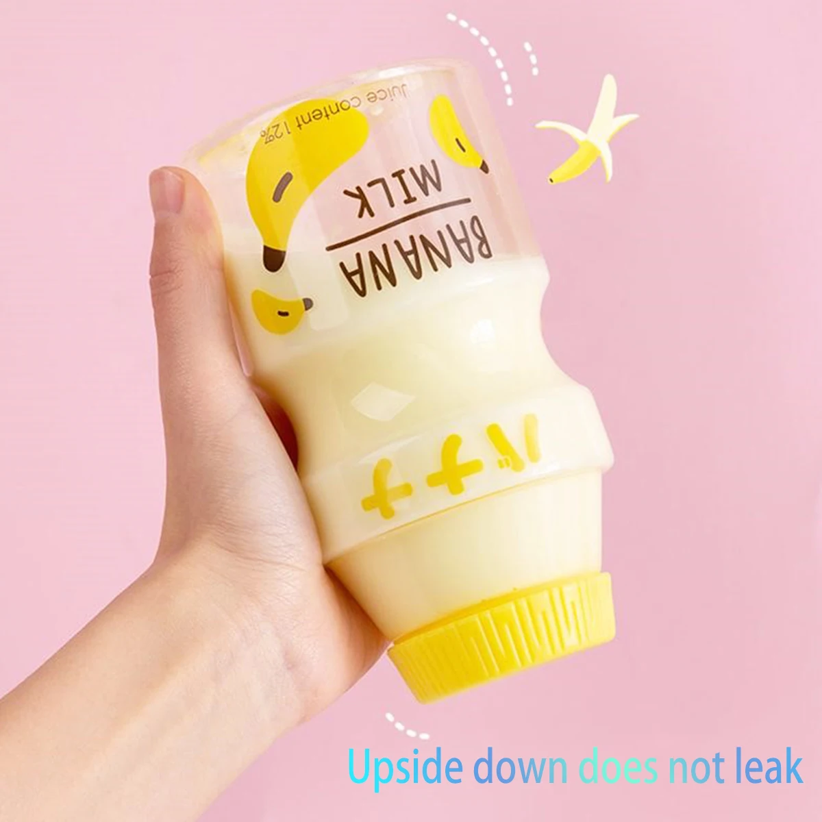 480ml Plastic Water Bottle Tour Drinking Bottle Yakult Shape Cute Kawaii Milk Carton Shaker For Kids/Girl/Adult Glass HOT