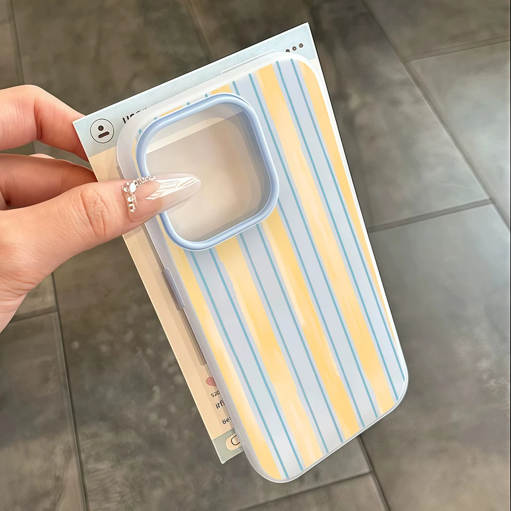 Minimalist Stripes Shockproof Phone Case Cover