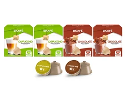 Kit 64 Cápsulas Lácteos Bicafé P/ Máquinas Dolce Gusto*