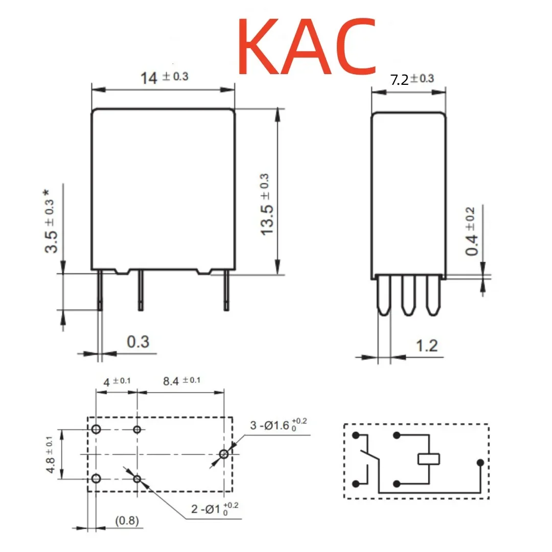 New G8N-1/1H /-1L/12SR-M/17HR/1U/1S/17UR 12VDC (KAC) Relay 5pins