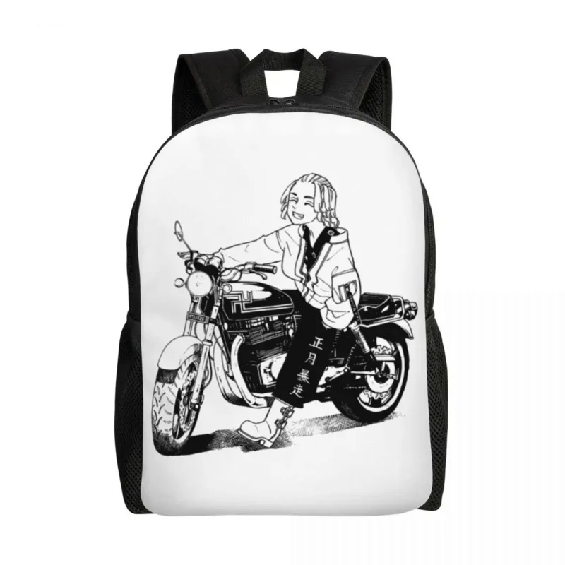 

Personalized Tokyo Revengers Mikey Backpack Men Women Casual Bookbag for College School Sano Tokyo Anime Manga Bags