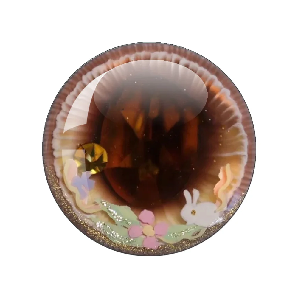 thumbnail image 1 of Ojos de cristal para muñecas, redondos, de 10 a 40 mm, con forma de cúpula, de dragón, para gato, accesorio de juguete para pupila, para muñecas Blyth, 1 of 5