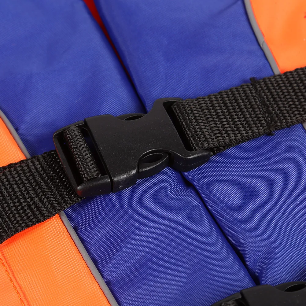 Wear-resistant Life Vest Adjustable Size Fishing Swimming Water Sports Jacket Boating Surfing with Whistle