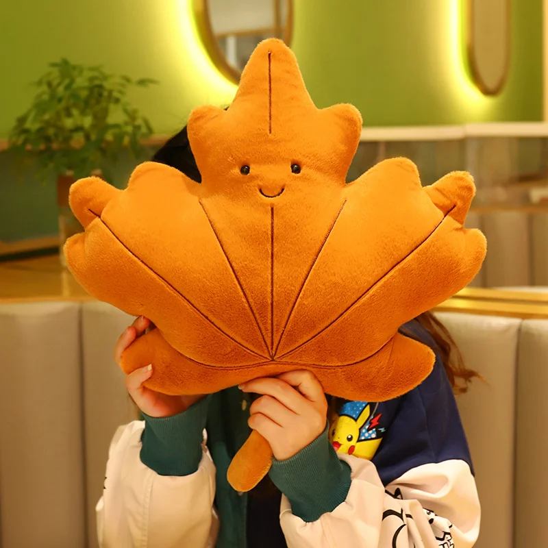 ぬいぐるみ Leaf Creative Simulation Leaves Stuffed Soft Plant Pillow Kawaii Maple