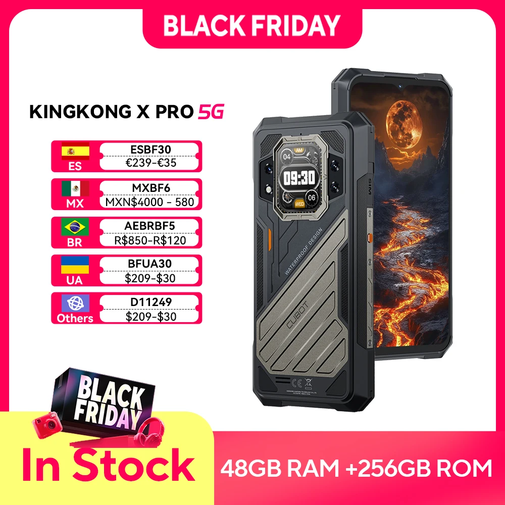 World Premiere] CUBOT KINGKONG X PRO, Rugged Smartphone 5G