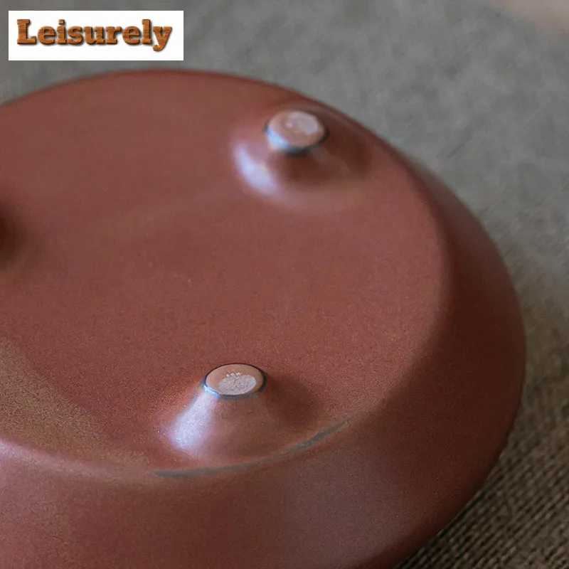 Lotus Pattern Ceramic Plate Incense Holder Diffuser Incense Burners Mosquito Incense Holder Meditation Censer Home Ornaments