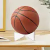 Acrylic Ball Holder Basketball Display Stand Football Volleyball Soccer Display Stand Triangle Rack Sports Ball Storage Bracket 2
