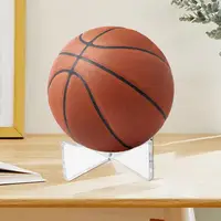 Acrylic Ball Holder Basketball Display Stand Football Volleyball Soccer Display Stand Triangle Rack Sports Ball Storage Bracket 2