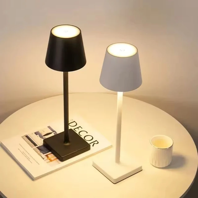Lampe LED de Table Rechargeable avec Joli Tactile, Éclairage d'Ambiance Décoratif, 3 Intensité Réglable, pour Bar Club 1