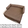 Summer Solid Color Ice Silk Pet Cooling Pad Breathable and Cooling Mat for Cats & Dogs Chill Pet Bed for Hot Weather 6