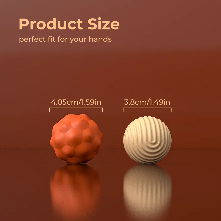 Yoga Fitness Massage Balls Silicone Magnetic Balls Soft Silicone Magnets Balls Extra-Large 2PCS Massage Balls