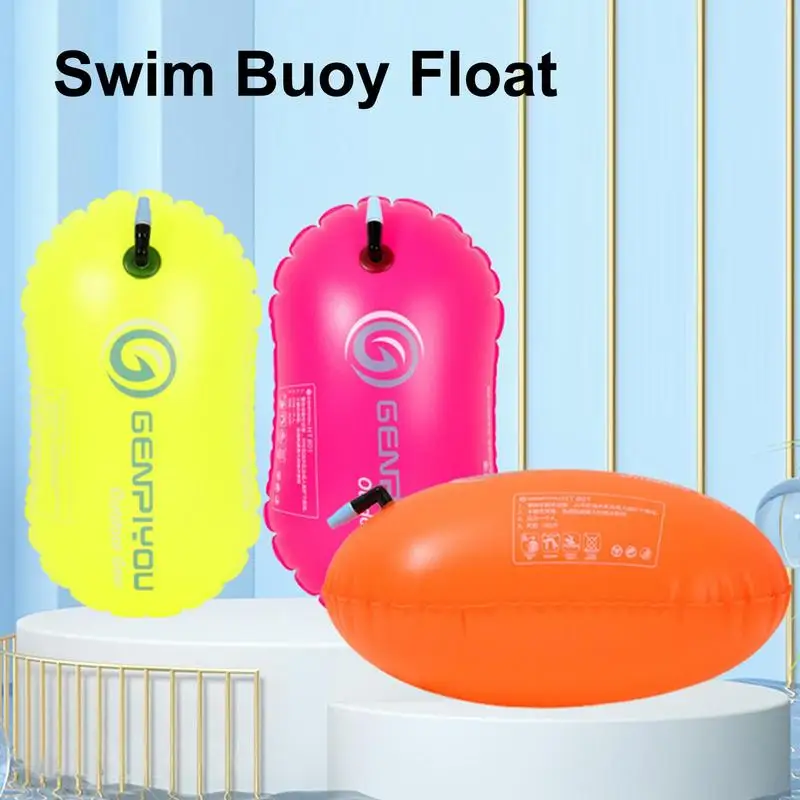 Swimming Buoy Waterproof Dry Bag Airbags Backpack Rafting Safety Float Highly Visible Water Sport Swimming Training Safety Buoy swimming buoy