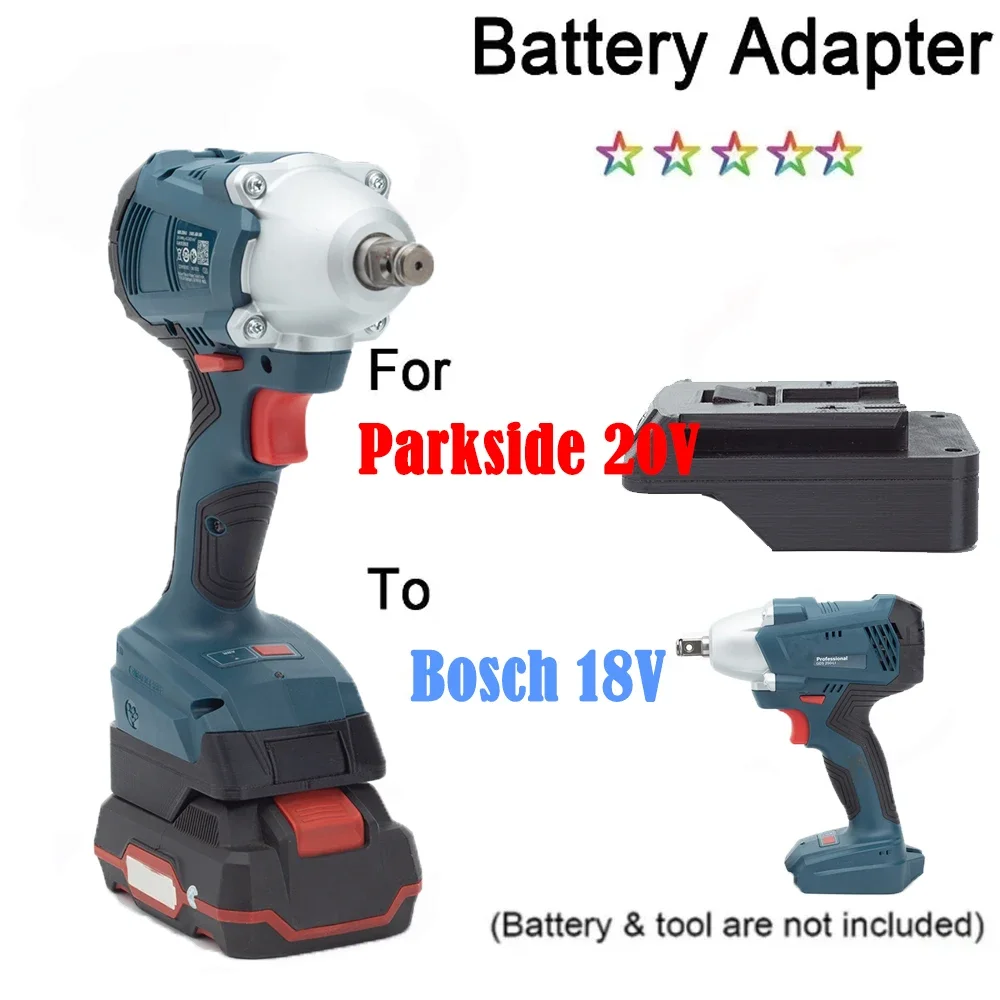 Battery Convert  Adapter for Lidl Parkside X20V Team Li-ion to for BOSCH 18V Power Tools  (Not include tools and battery) include