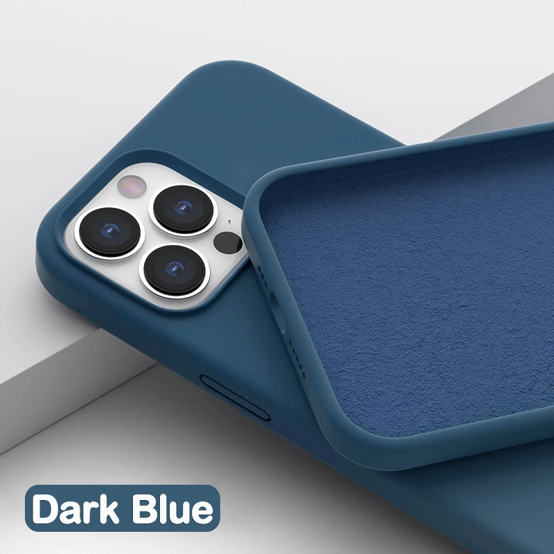 Premium Liquid Silicone Soft Phone Case - Elegant and Durable Protection