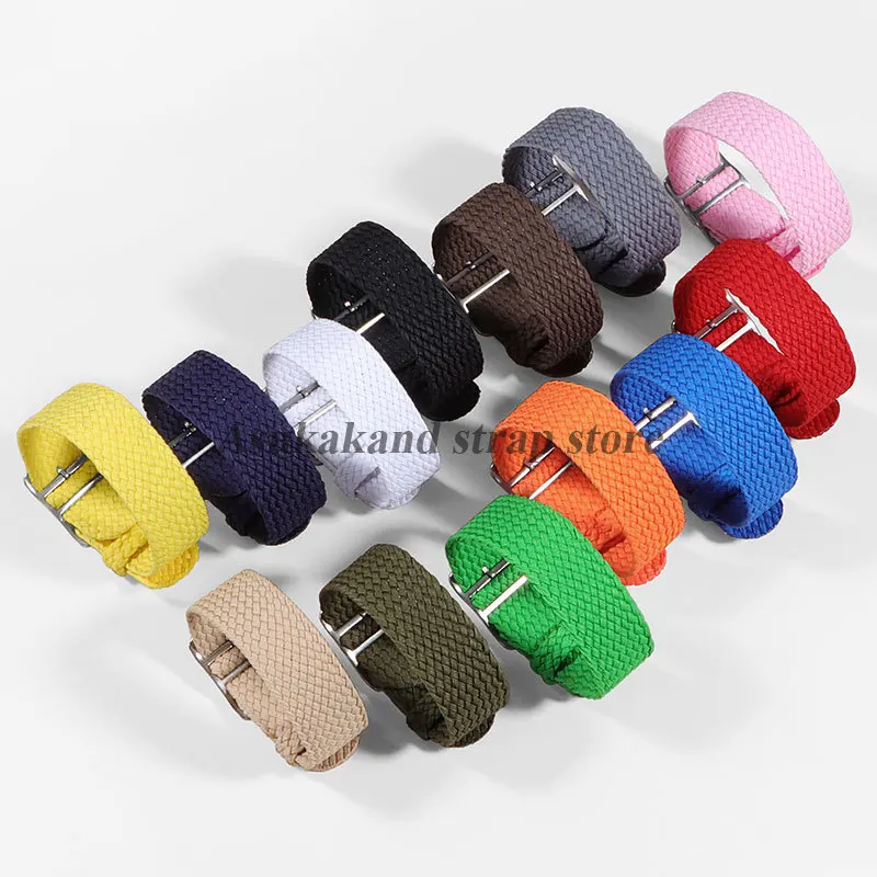 Premium Woven Nylon Watch Strap - Fashionable Fabric Replacement Wristband