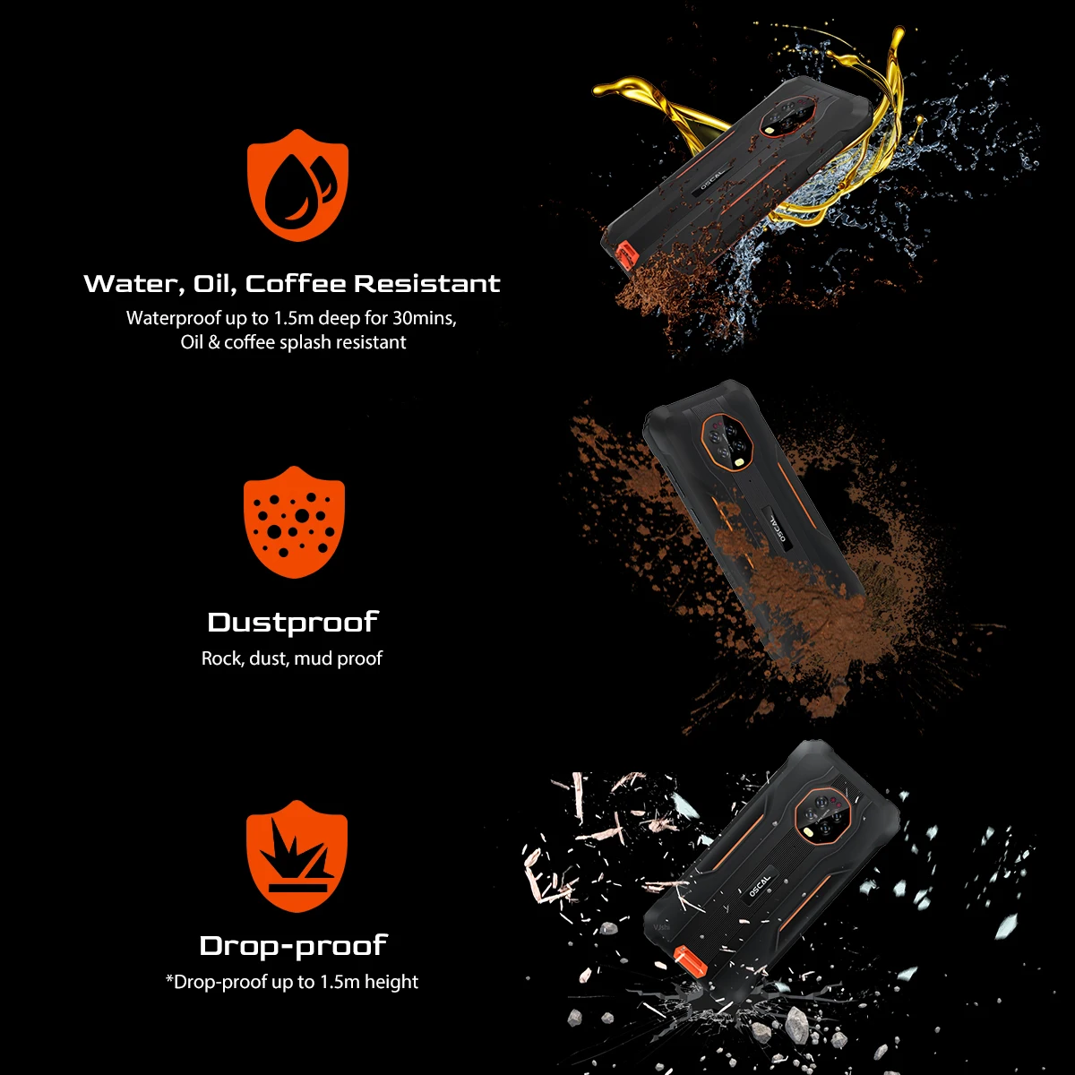 Blackview Oscal S60 Pro Smartphone Night Vision IP68 Waterproof Rugged 5.7