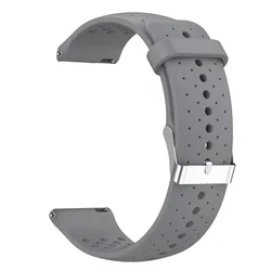Silicone Watchband for Garmin - 20mm/22mm Strap Wristbands (Gray)