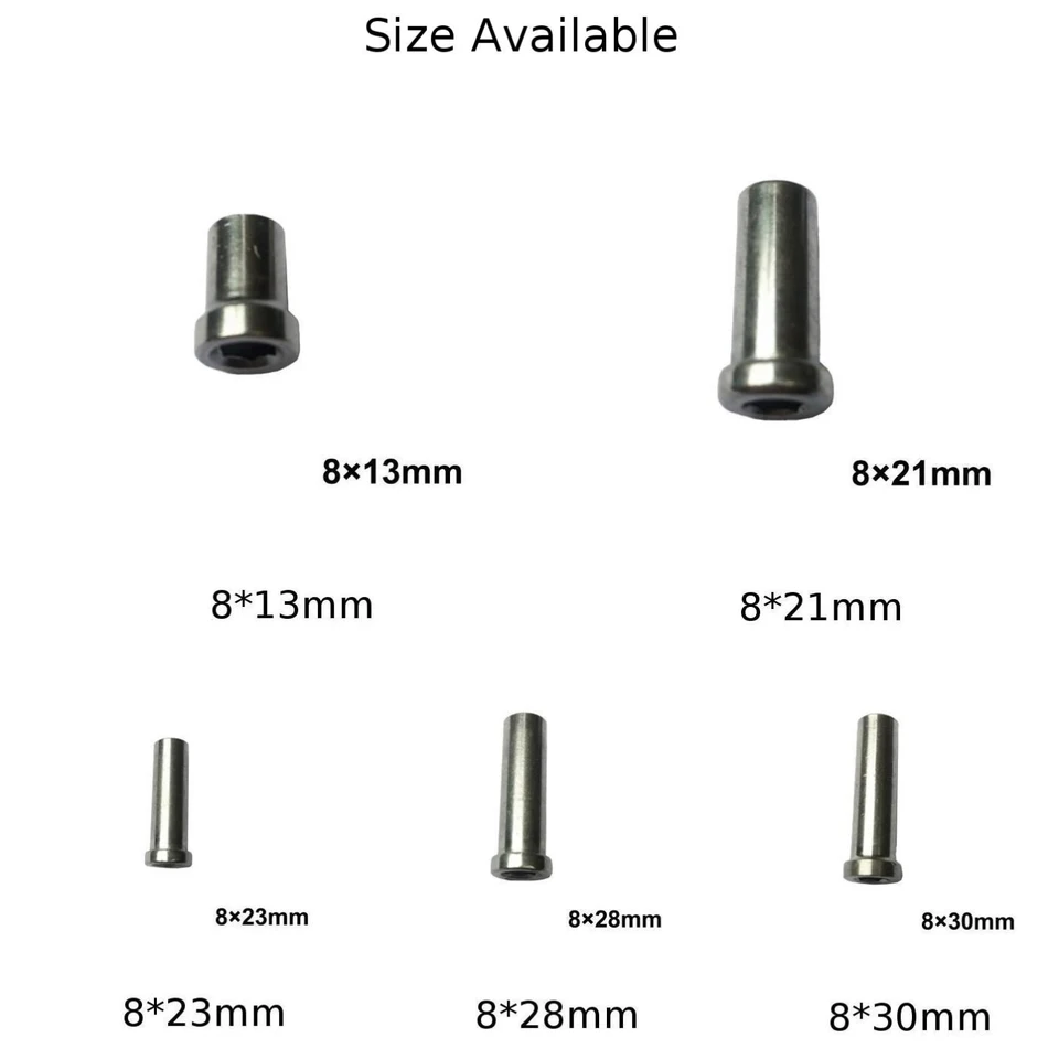 Replacement Recessed Brake Caliper Pivot Bolt Nut Various Sizes Available