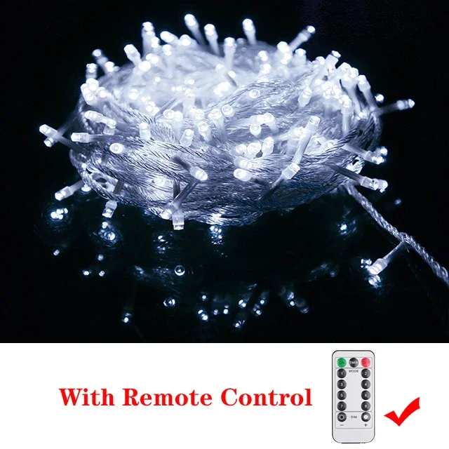 thumbnail image 1 of 5M-100M Led Christmas Lights Outdoor led Fairy String Lights for 2025 New Year Holiday Party Holiday Wedding Garland Decoration, 1 of 5