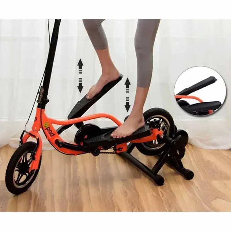 Ped-Run Pedaling Scooter With Aluminum Alloy Frame And Disk Brake, 12 Inch Air Wheel Fold Bicycle 6