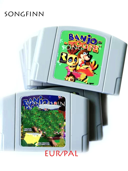 Cartucho para Vídeo Game Console 64 Bit Versão Europeia Banjo-ferramenta