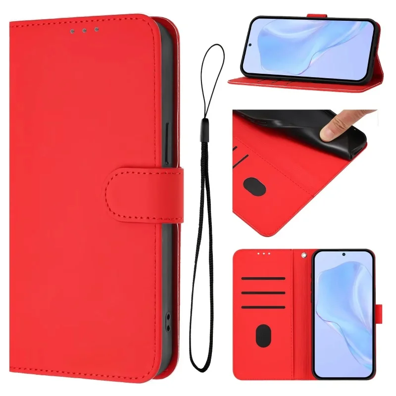 Premium PU Leather Wallet Flip Phone Case - Elegant Protection Cover