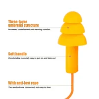 1/10Pairs Noise Cancelling Silicone Earplugs