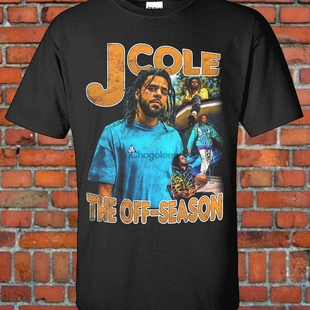 J Cole 90s стильная Винтажная футболка с голенищем в стиле хип-хоп рэп музыка DreamVille(1) |