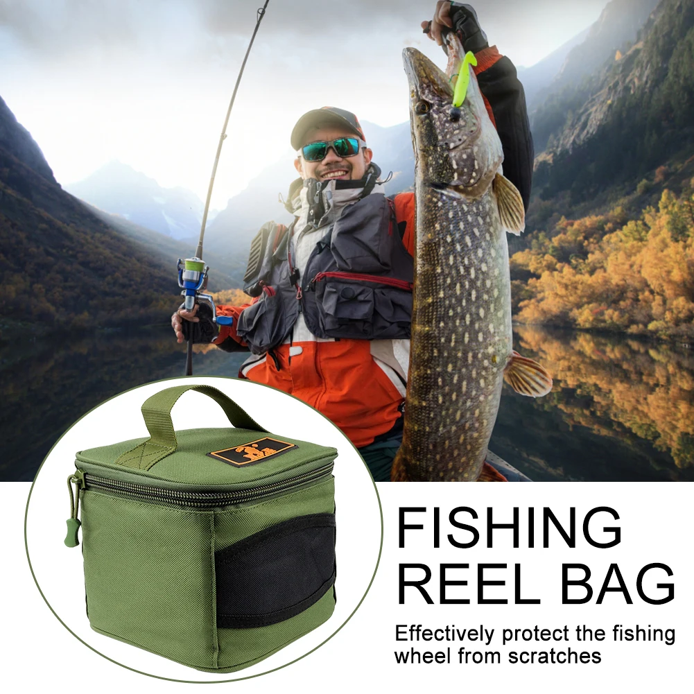 Fishing Reel Storage Bag Fishing Tackle Pack for Spinning Fishing