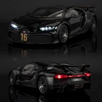 Big Size 1:18 Bugatti Chiron Supercar Model Colletable Miniature Voiture Home Decor Diecast Toy Vehicle Children Boy Toy Gift 2