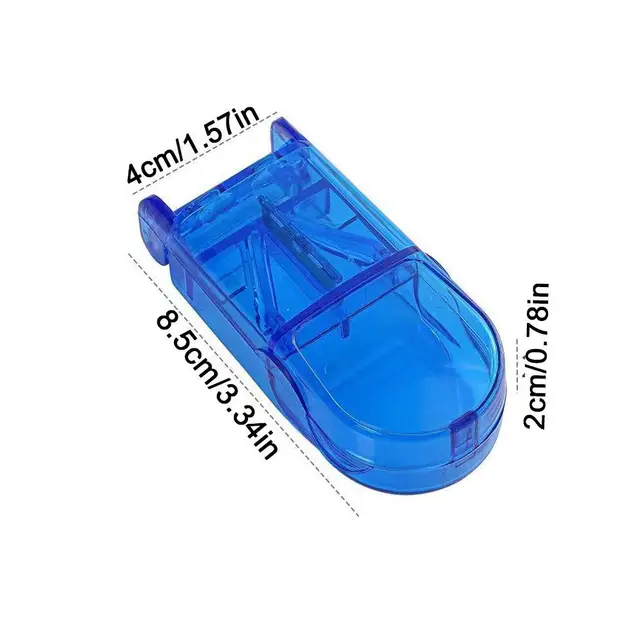 Portable Medicine Tablet Cutter Pill Storage Box Splitter Drug Tablet Cutter Divider Storage Case Pill Medicine Case Health Care 6