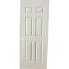 One-stop Service Cheap Steel Wood Interior Door WPC 6 Panel Bedroom Doors With Lock 1