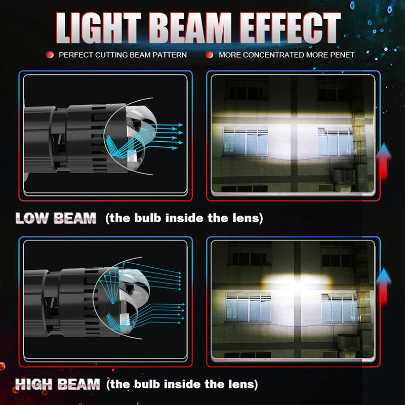 6000W H4 LED 헤드라이트 전구 프로젝터 렌즈 CANBUS 슈퍼 브라이트 6600000Lm 6000K 터보 팬 자동차 조명 9003/HB2 자동차/오토바이용