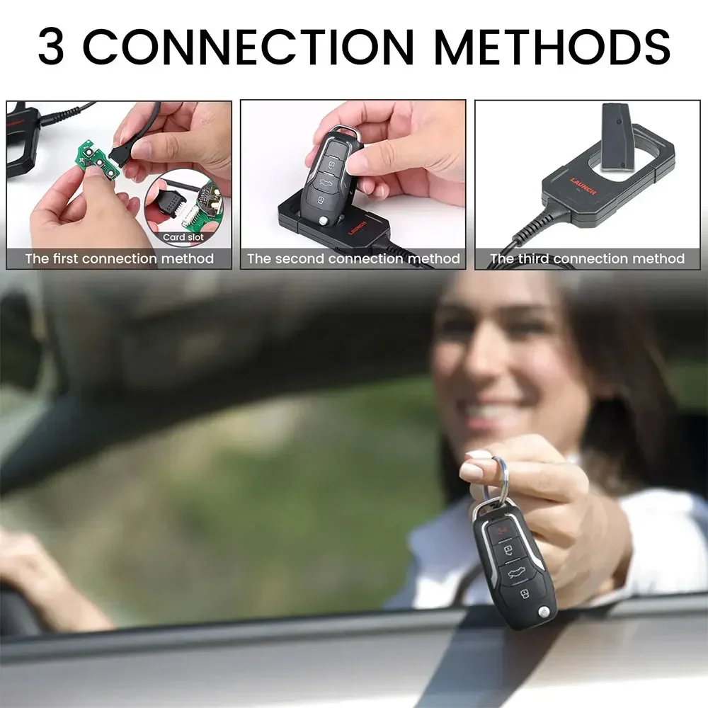 LAUNCH X431 Key Programmer with 4 Chip Keys IMMO Programming Tools work with X431 IMMO ELITE/PLUS/PAD V...